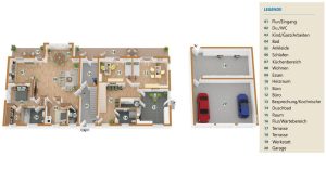 Immobilienangebot - Büdingen - Alle - BÜDINGEN-STADT: ÜBER 411 QUADRATMETER FEINSTE BÜRO/PRAXIS/WOHNFLÄCHE IN FELDRANDLAGE MIT GOLFRASEN!