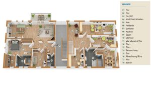 Immobilienangebot - Büdingen - Alle - BÜDINGEN-STADT: ÜBER 411 QUADRATMETER FEINSTE BÜRO/PRAXIS/WOHNFLÄCHE IN FELDRANDLAGE MIT GOLFRASEN!