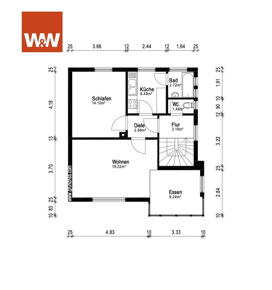 Doppelhaushälfte in 70435 Stuttgart / Zuffenhausen Nr. WI 46546
