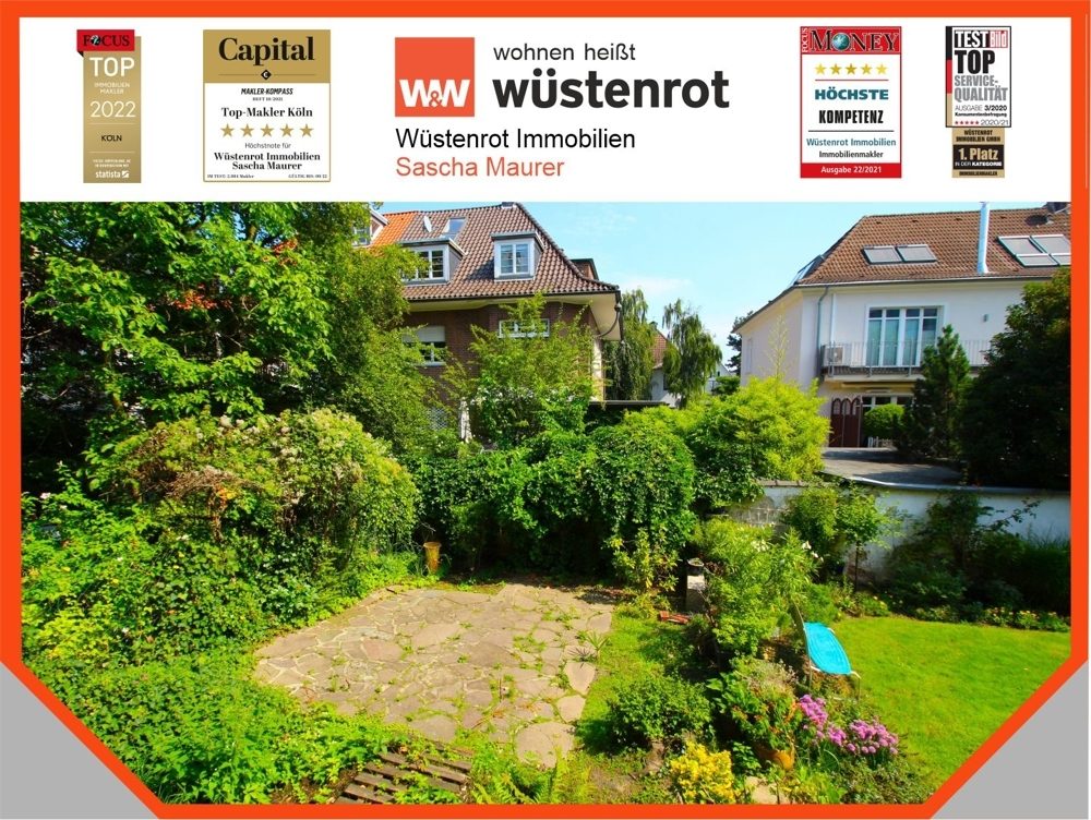 Immobilienangebot - Köln - Alle - VERKAUFT:Gartenwohnung in Lindenthal: 2 Zimmer Maisonette- Wohnung mit eigenem Stellplatz in Top Lage!