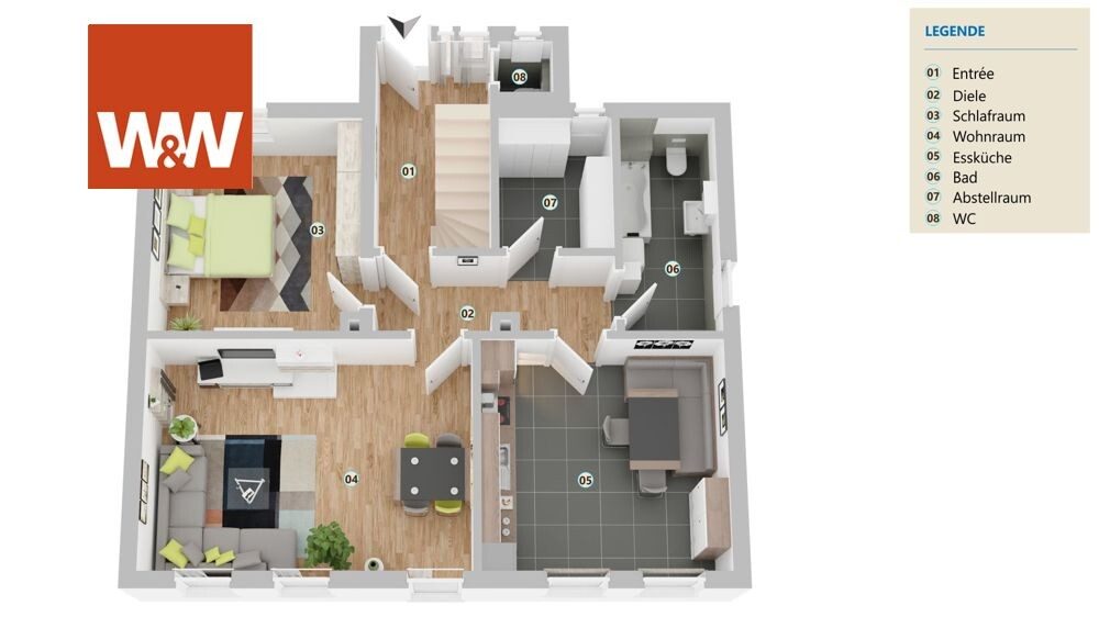 Immobilienangebot - Herten / Westerholt - Alle - Ideal für Handwerker! Hier erwartet Sie ein 2-Familienhaus mit Garage auf einem großzügigen Grundstück von 1.349m².
