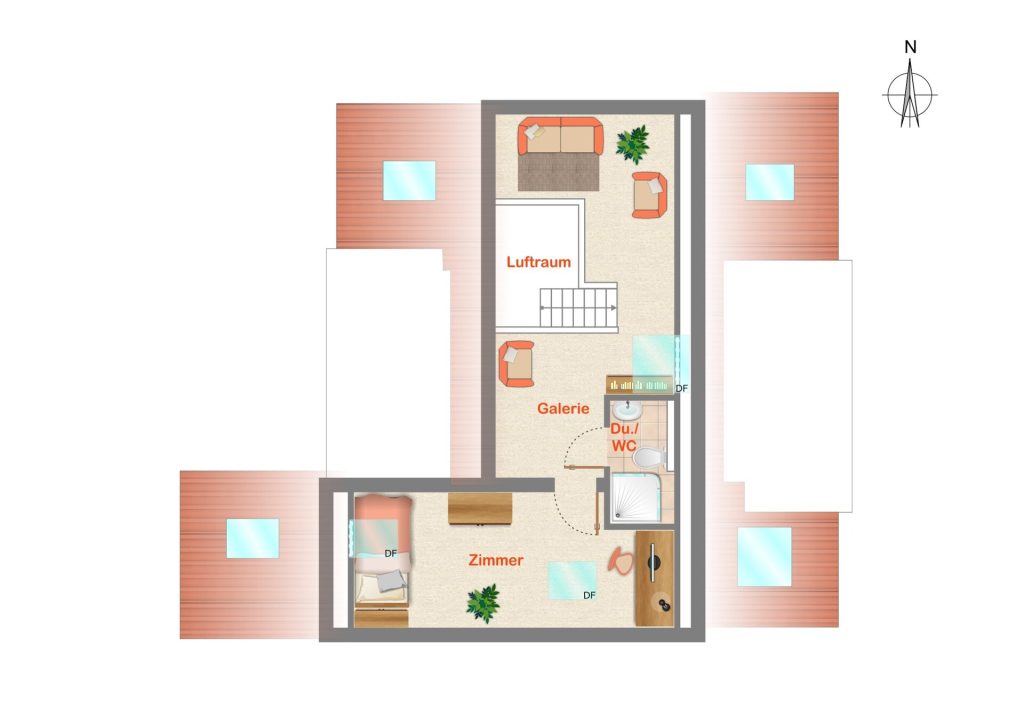 Immobilienangebot - Bietigheim-Bissingen - Alle - 4,5-Zimmer-Dachgeschoss-Maisonettewohnung mit Balkon im alten Stadtteil von Bissingen.
