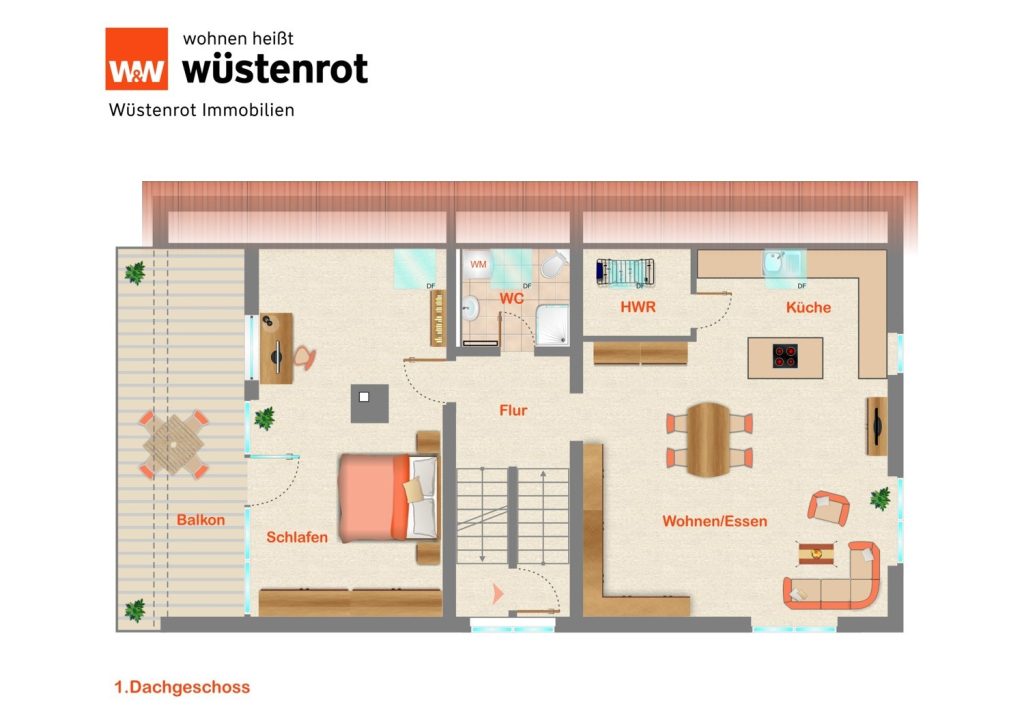 Immobilienangebot - Leonberg - Alle - Großzügige 4-Zi.-Maisonette-Wohnung mit großem Balkon und EBK mitten in Eltingen zu verkaufen!
