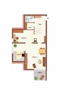 Immobilienangebot - Erlangen / Tennenlohe - Alle - Schöne, großzügige Maisonette-Wohnung mit 4 Zimmern, 2 Balkonen, 
Einbauküche und Tiefgaragenstellplatz in Erlangen-Tennenlohe.

Sofort bezugsfrei.