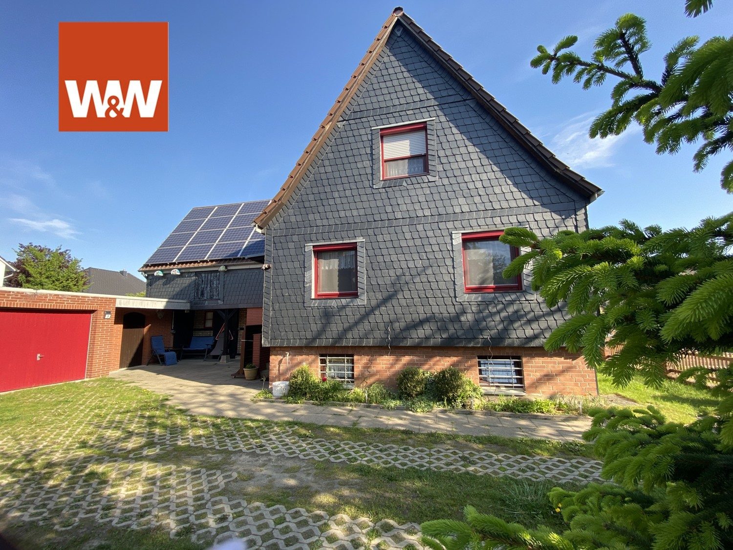 Immobilienangebot - Wolfenbüttel - Alle - "Wie ein kleines Försterhaus" mit Keller, Garage und Geräteraum in idyllischer Lage von Salzdahlum