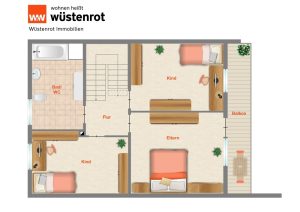 Immobilienangebot - Aschheim - Alle - Familiendomizil mit Gestaltungspotenzial -  Reihenmittelhaus in gewachsener Wohngegend