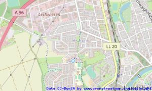 Immobilienangebot - Landsberg am Lech - Alle - Sehr exklusiv gelegenes Villen- oder EFH-Baugrundstück am Park - mit unbewohntem Altbestand (EFH)
