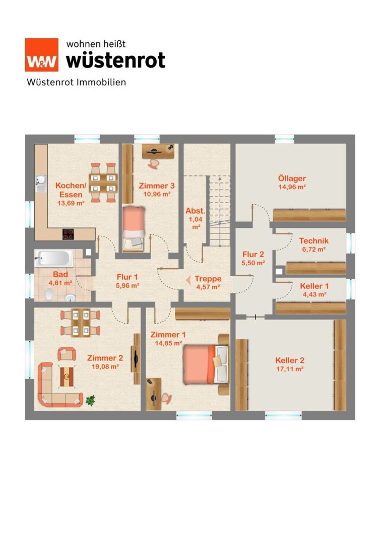 Immobilienangebot - Durmersheim / Würmersheim - Alle - *MEHRGENERATIONENHAUS ODER FÜR KAPITALANLEGER: Wohngebäude mit 3 Einheiten, 2 Garagen, Stellplätze*