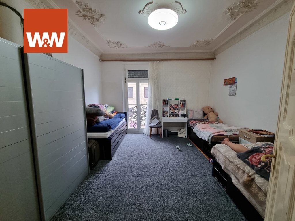 Immobilienangebot - Fürth - Alle - Vermietete 3-Zimmer-Wohnung mit Balkon in charmantem Altbau nahe dem Stadtpark