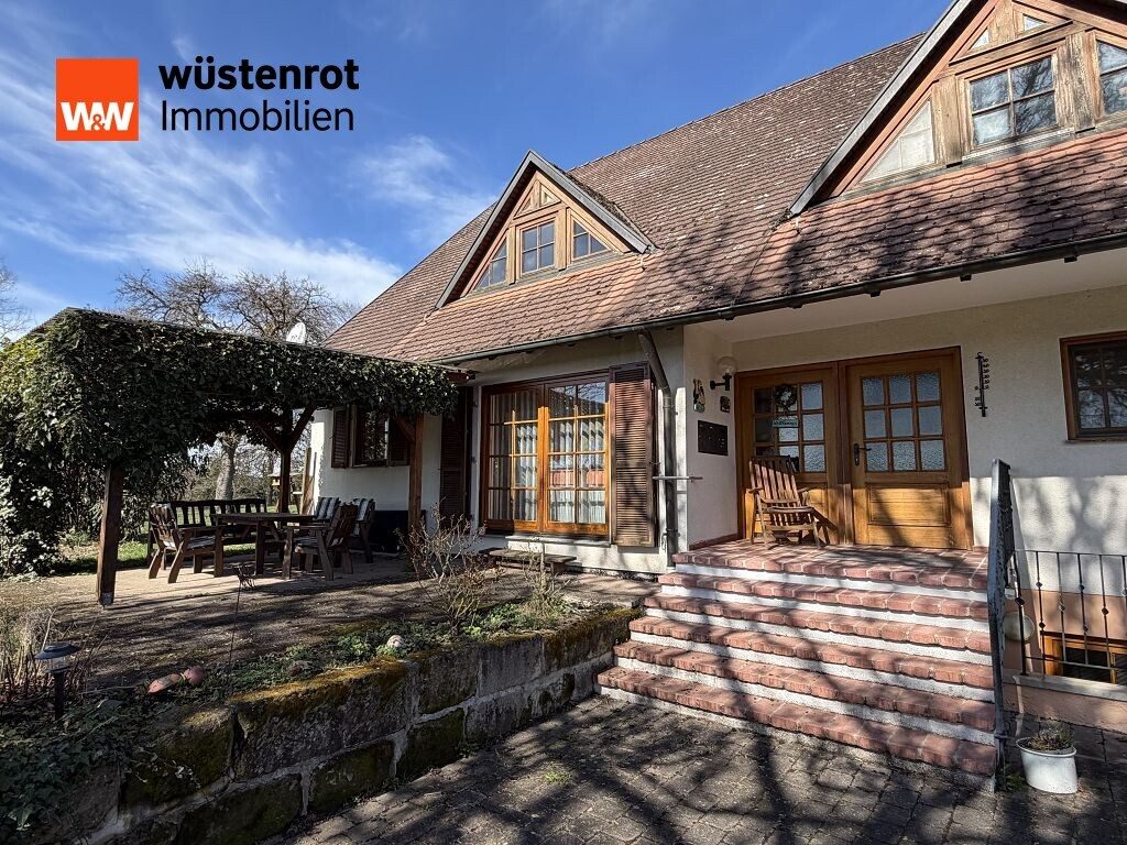 Immobilienangebot - Sulzbach-Laufen - Alle - Einzigartiges Anwesen in herrlicher Natur – Landhaus mit 8 Hektar ideal für Pferdehaltung, Hobby oder zur Erholung!