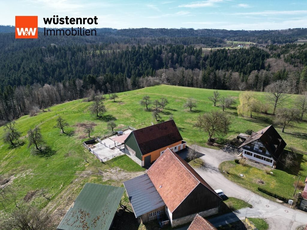 Immobilienangebot - Sulzbach-Laufen - Alle - Einzigartiges Anwesen in herrlicher Natur – Landhaus mit 8 Hektar ideal für Pferdehaltung, Hobby oder zur Erholung!