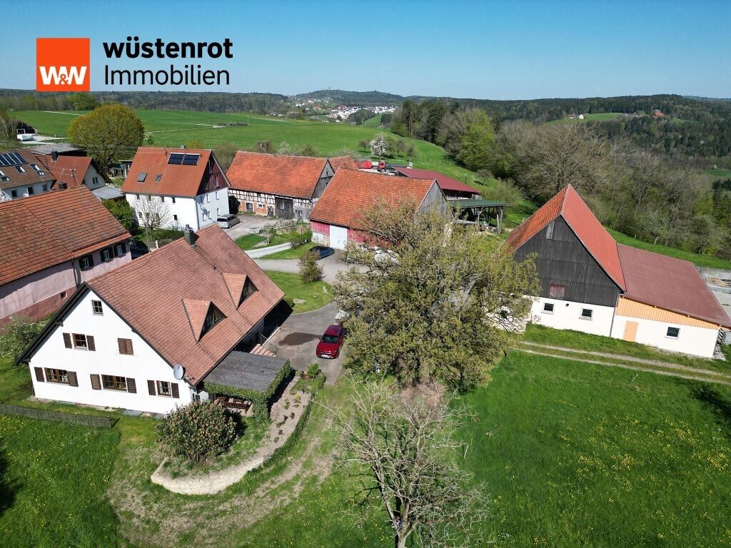 Immobilienangebot - Sulzbach-Laufen - Alle - Einzigartiges Anwesen in herrlicher Natur – Landhaus mit 8 Hektar ideal für Pferdehaltung, Hobby oder zur Erholung!