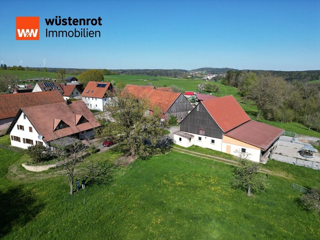 Immobilienangebot - Sulzbach-Laufen - Alle - Einzigartiges Anwesen in herrlicher Natur – Landhaus mit 8 Hektar ideal für Pferdehaltung, Hobby oder zur Erholung!