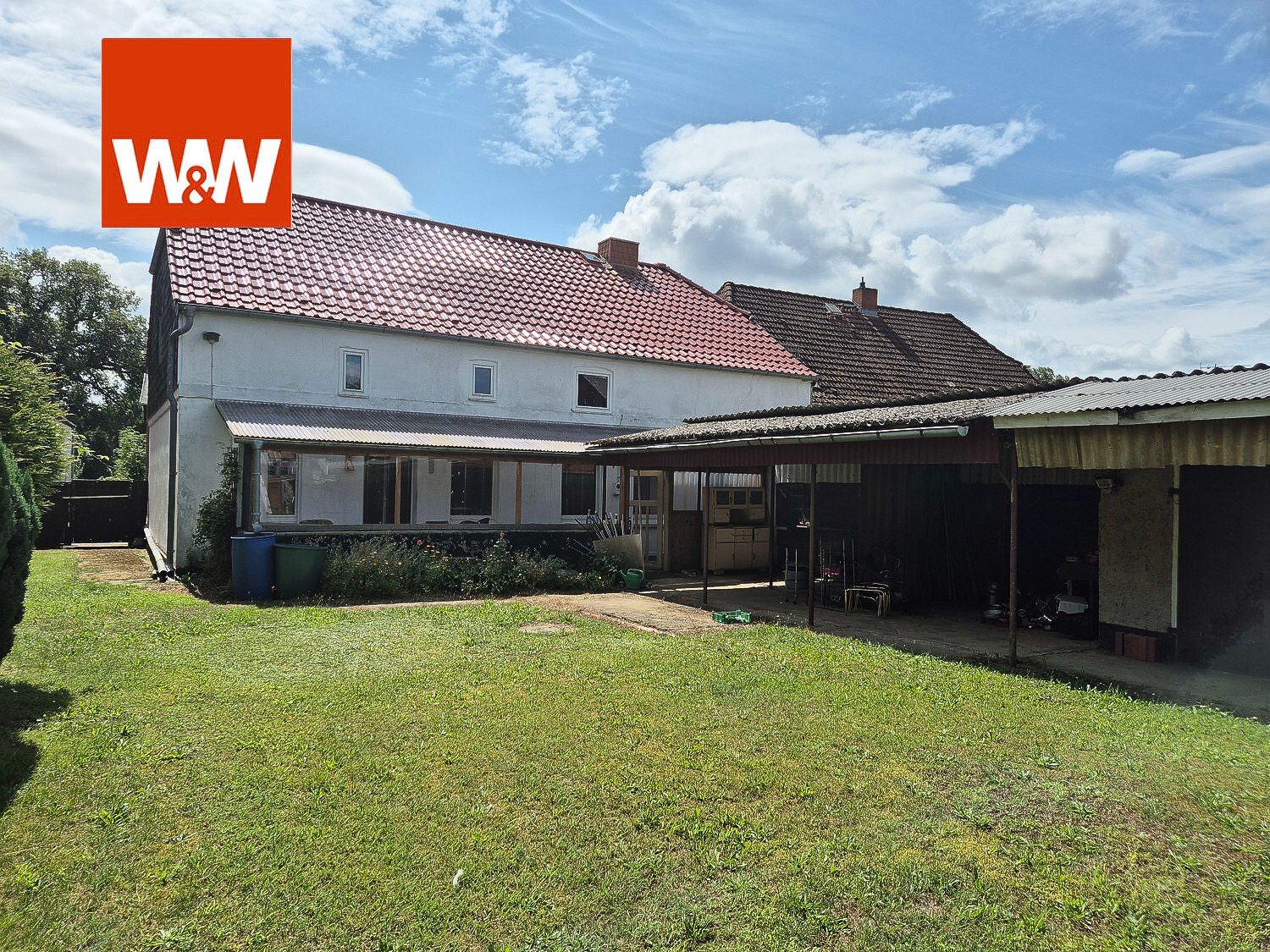 Immobilienangebot - Ziegendorf - Alle - Echt Preiswert ! Einfamilienhaus mit Stall Schuppen Garage - ohne Käuferprovision