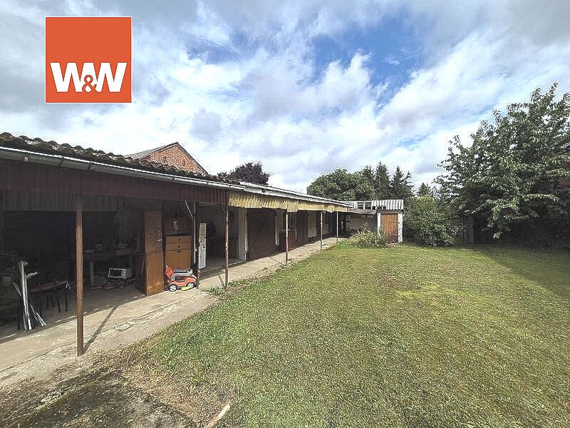 Immobilienangebot - Ziegendorf - Alle - Echt Preiswert ! Einfamilienhaus mit Stall Schuppen Garage - ohne Käuferprovision