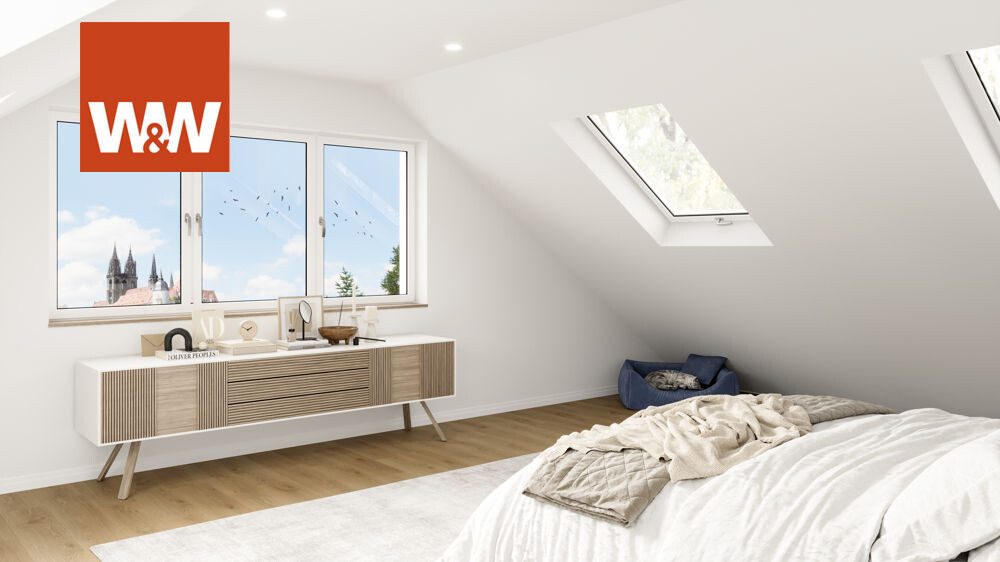 Immobilienangebot - Meißen - Alle - Projektierte modere Reihenhäuser in der Weinstadt Meißen - Grundstück mit Baugenehmigung - geplantes Bauvorhaben