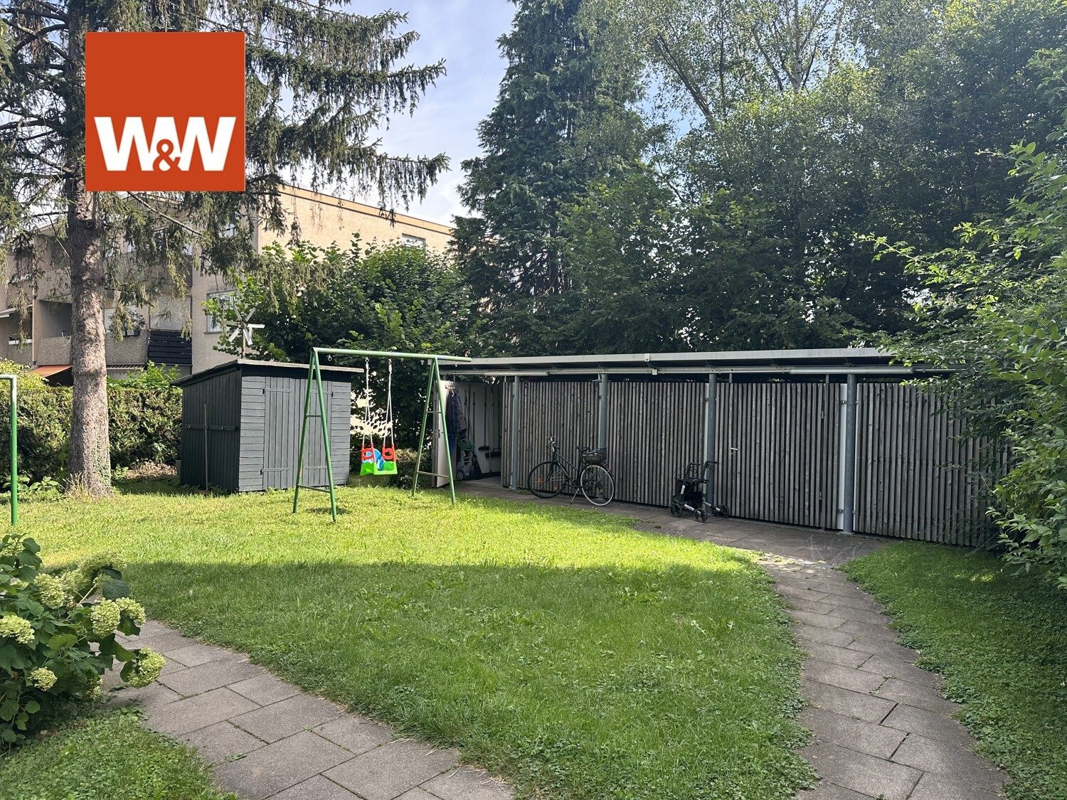 Immobilienangebot - Fellbach / Schmiden - Alle - Attraktive Kapitalanlage mit Stellplatz und großem Garten in begehrter Lage von Fellbach