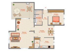 Immobilienangebot - Ottobrunn - Alle - Einziehen und wohlfühlen - Charmante Terrassenwohnung mit Aufzug