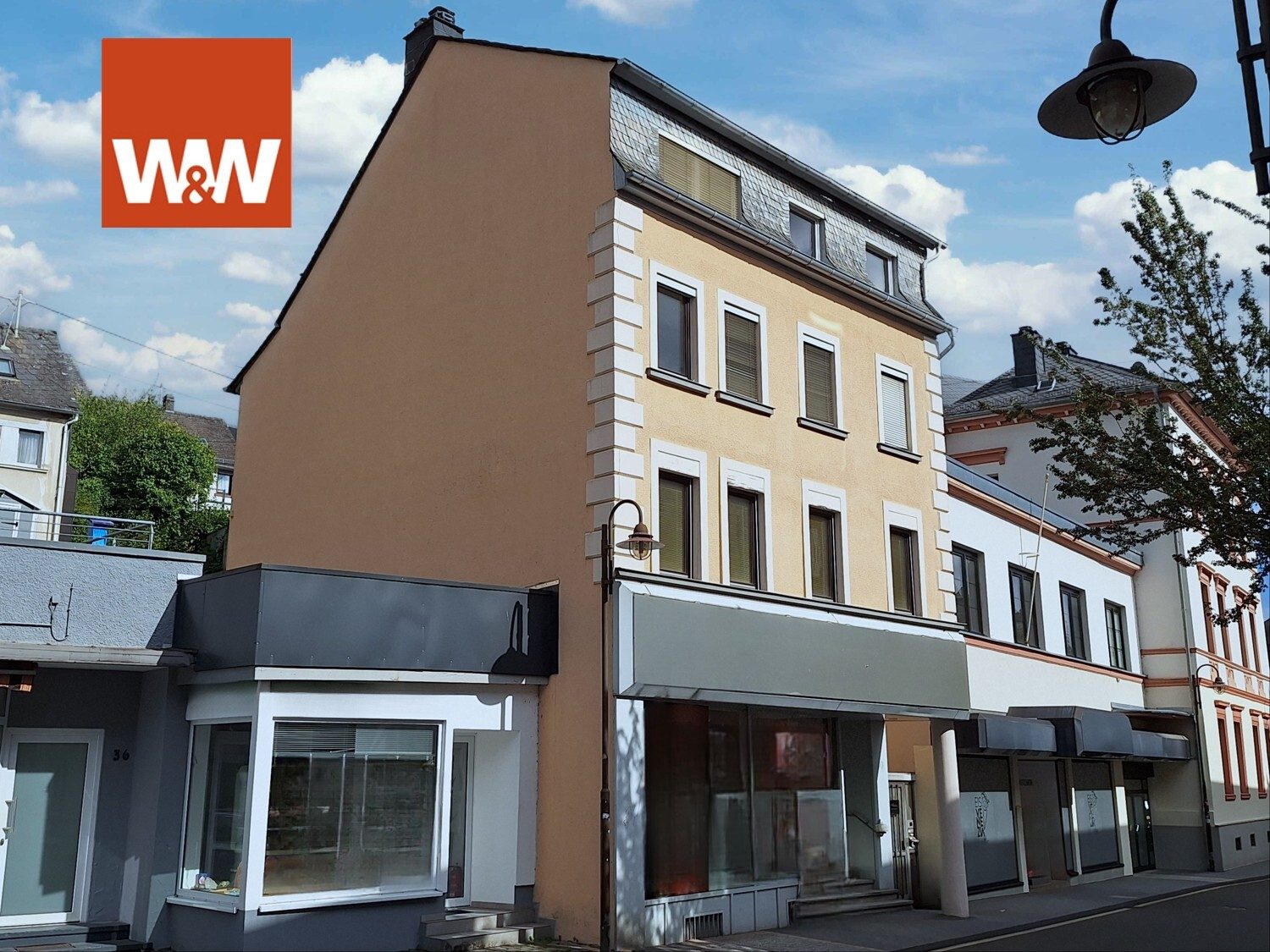 Immobilienangebot - Idar-Oberstein - Alle - Direkt am Marktplatz von Idar - 
Wohn- und Geschäftshaus mit Potenzial