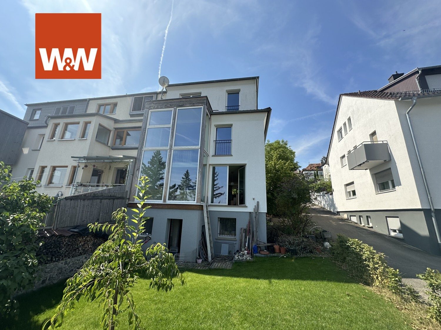 Immobilienangebot - Stuttgart - Alle - Exklusives Reihenendhaus mit großzügigem Garten in begehrter Lage in Stuttgart-Ost