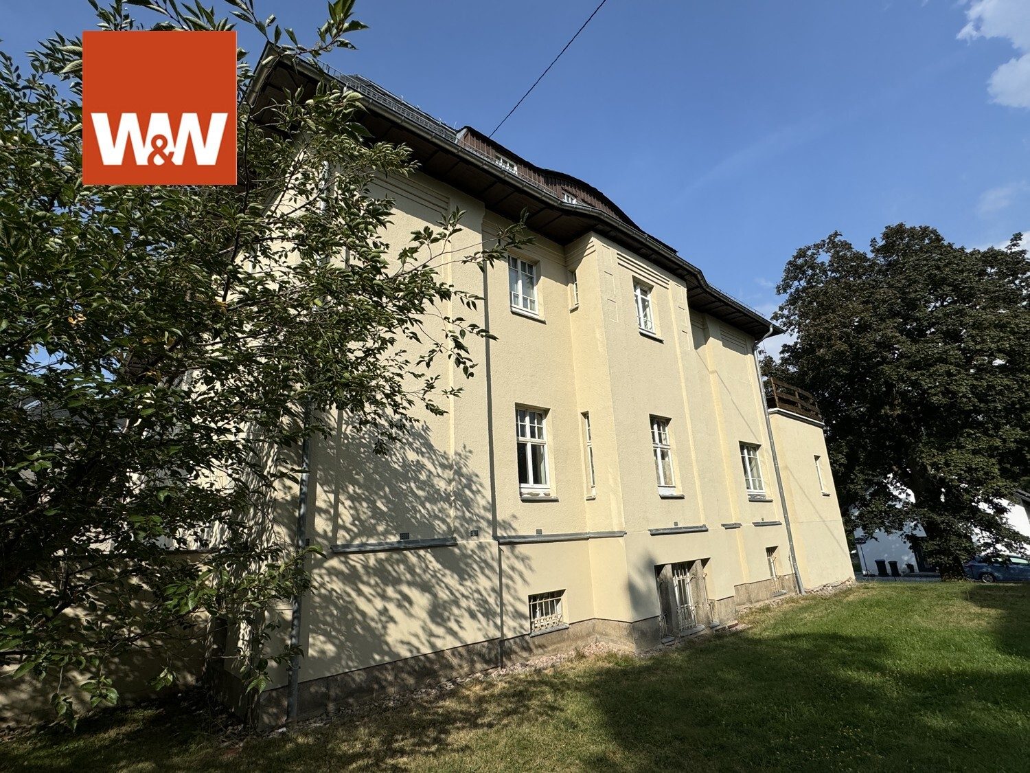 Immobilienangebot - Auerbach/Vogtland - Alle - Bieterverfahren: Traumhafte Gründerzeit-Villa (1910) in ruhiger Lage von Auerbach/Vgtl.