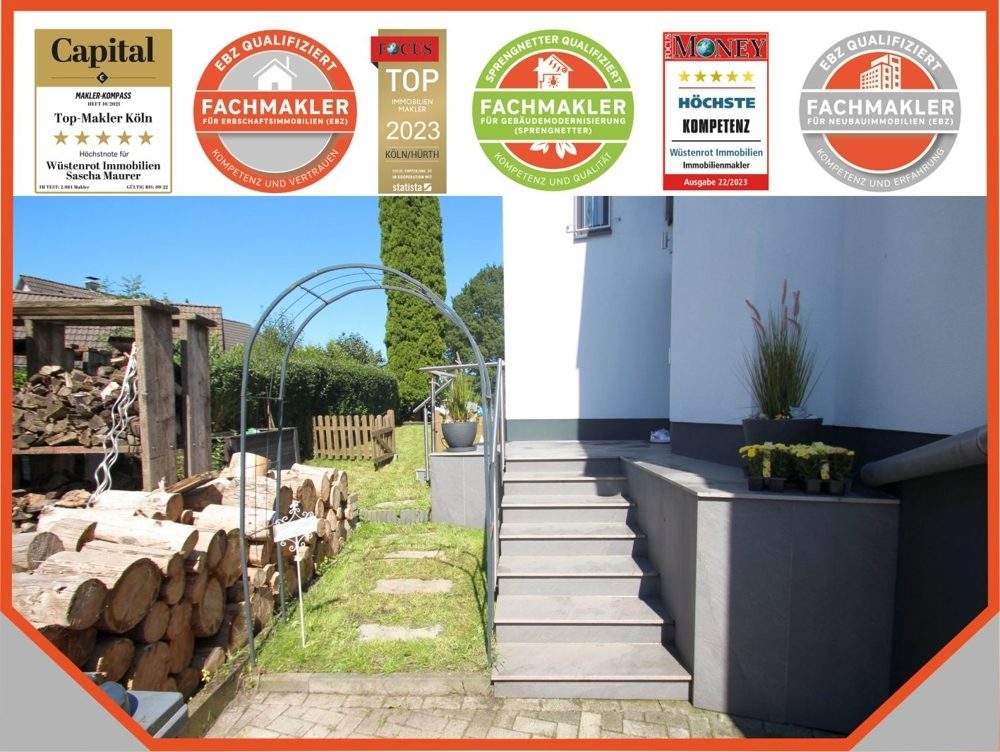 Immobilienangebot - Leverkusen - Alle - VERKAUFT: Förderfähiges Ein-/ Zweifamilienhaus mit Erdwärmeheizung in ruhiger Lage!