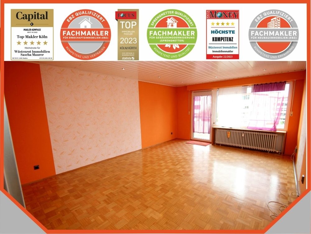Immobilienangebot - Kerpen - Alle - VERKAUFT: Mit 3D: Gut geschnittene Eigentumswohnung mit großem südwestlich ausgerichtetem Balkon in Kerpen-Sindorf!