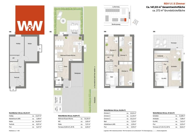 Immobilienangebot - Ostfildern / Scharnhausen - Alle - Frühlingsaktion - 
Bezugsfertige Reihenhäuser zum Sonderpreis