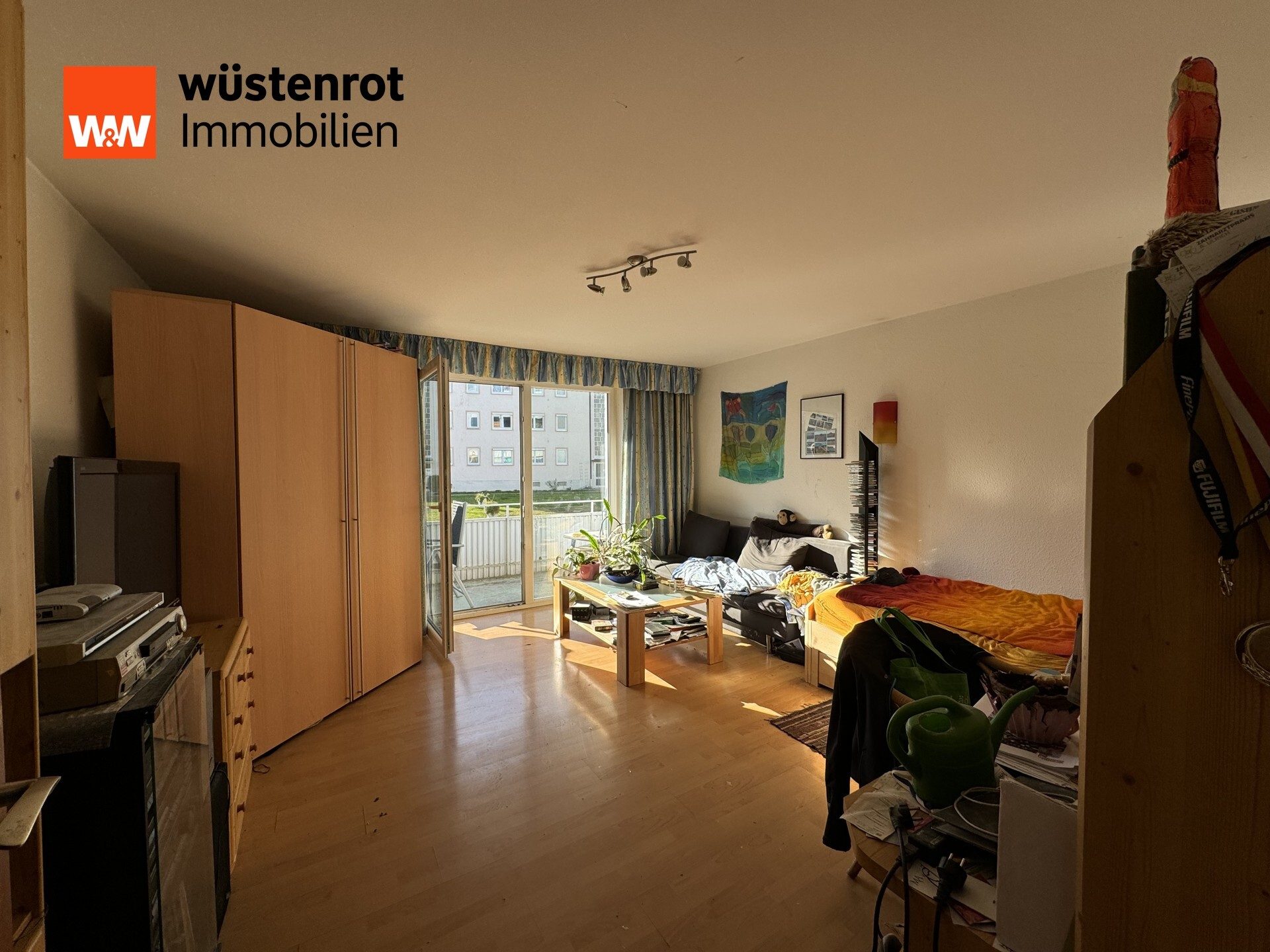 Immobilienangebot - Lindenberg im Allgäu - Alle - Zentrumsnahe 1-Zimmer-Wohnung mit Balkon und kleinem Wintergarten in Lindenberg im Allgäu!