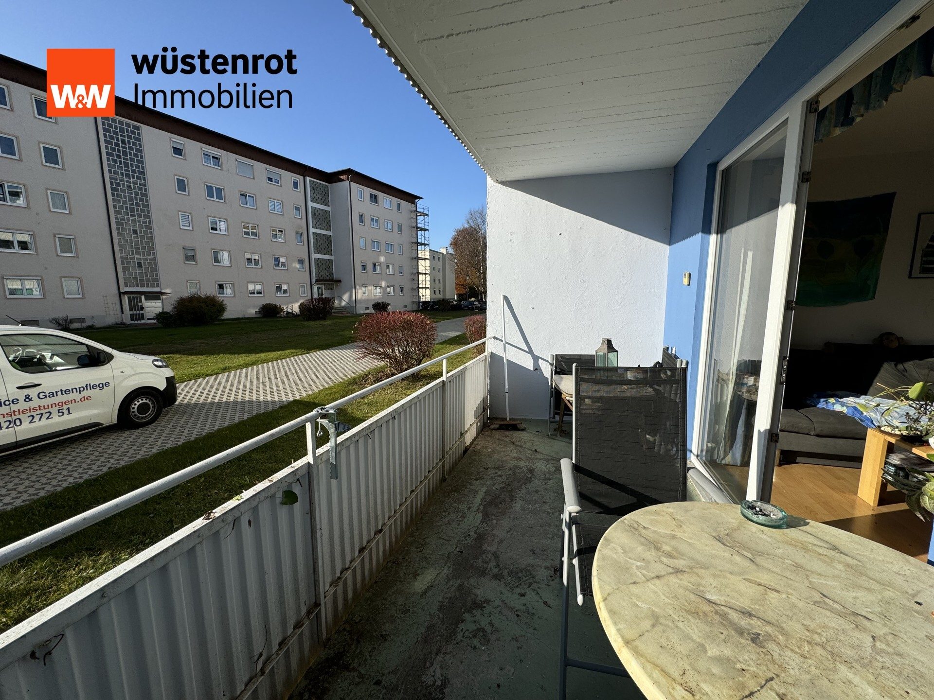 Immobilienangebot - Lindenberg im Allgäu - Alle - Zentrumsnahe 1-Zimmer-Wohnung mit Balkon und kleinem Wintergarten in Lindenberg im Allgäu!