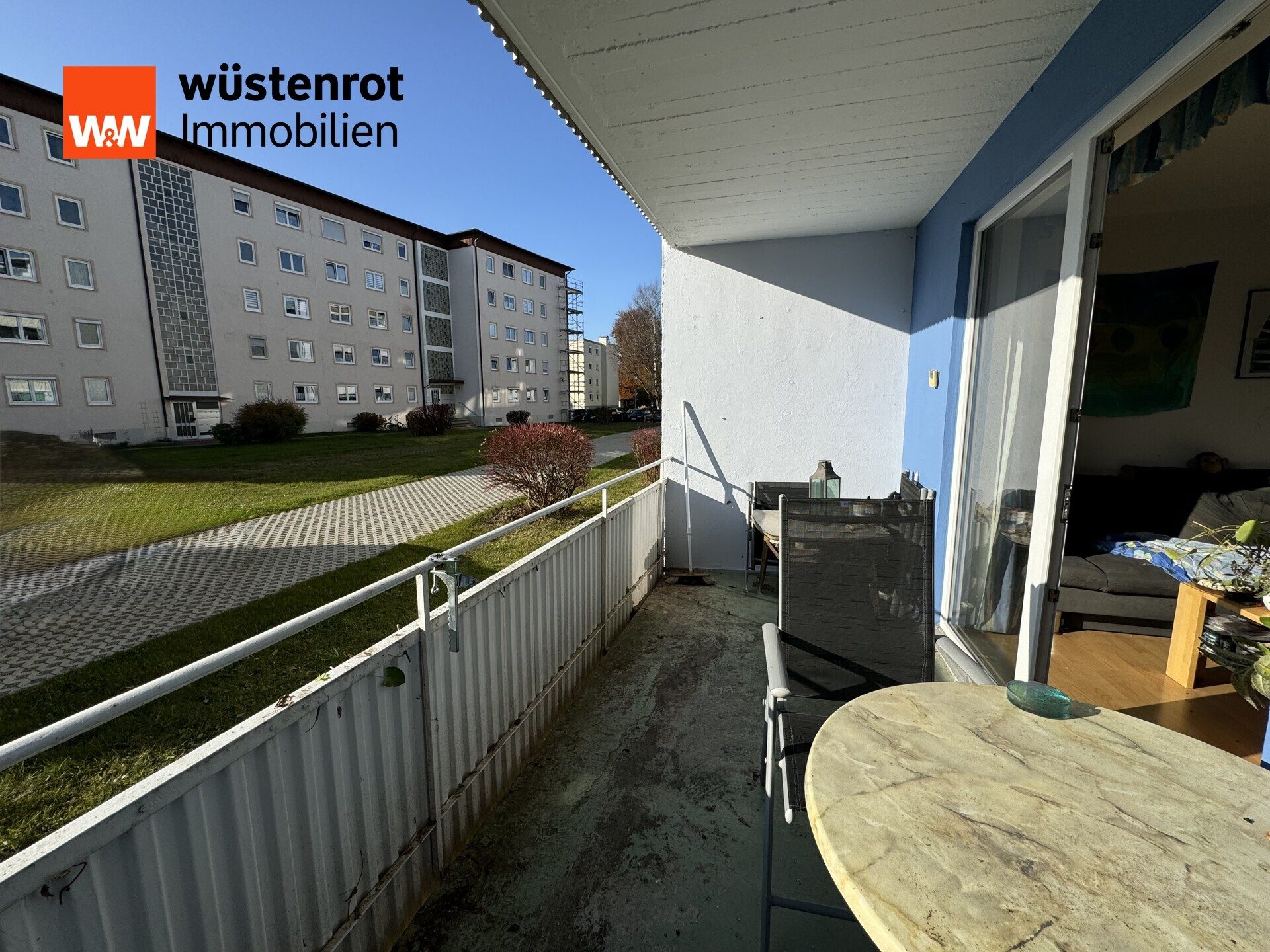 Immobilienangebot - Lindenberg im Allgäu - Alle - Zentrumsnahe 1-Zimmer-Wohnung mit Balkon und kleinem Wintergarten in Lindenberg im Allgäu!