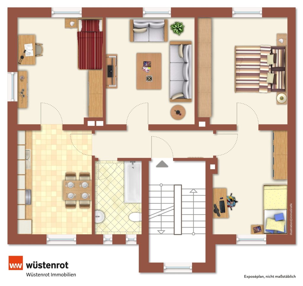Immobilienangebot - Weiden - Alle - Attraktive Wohnung im 2. Obergeschoss in zentraler Lage in Weiden – ideal als Kapitalanlage