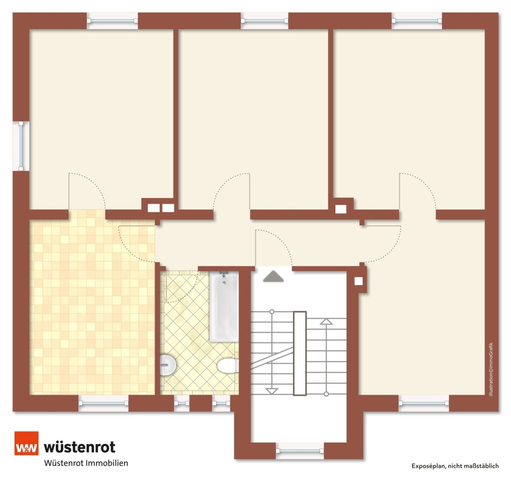 Immobilienangebot - Weiden - Alle - Attraktive Wohnung im 2. Obergeschoss in zentraler Lage in Weiden – ideal als Kapitalanlage