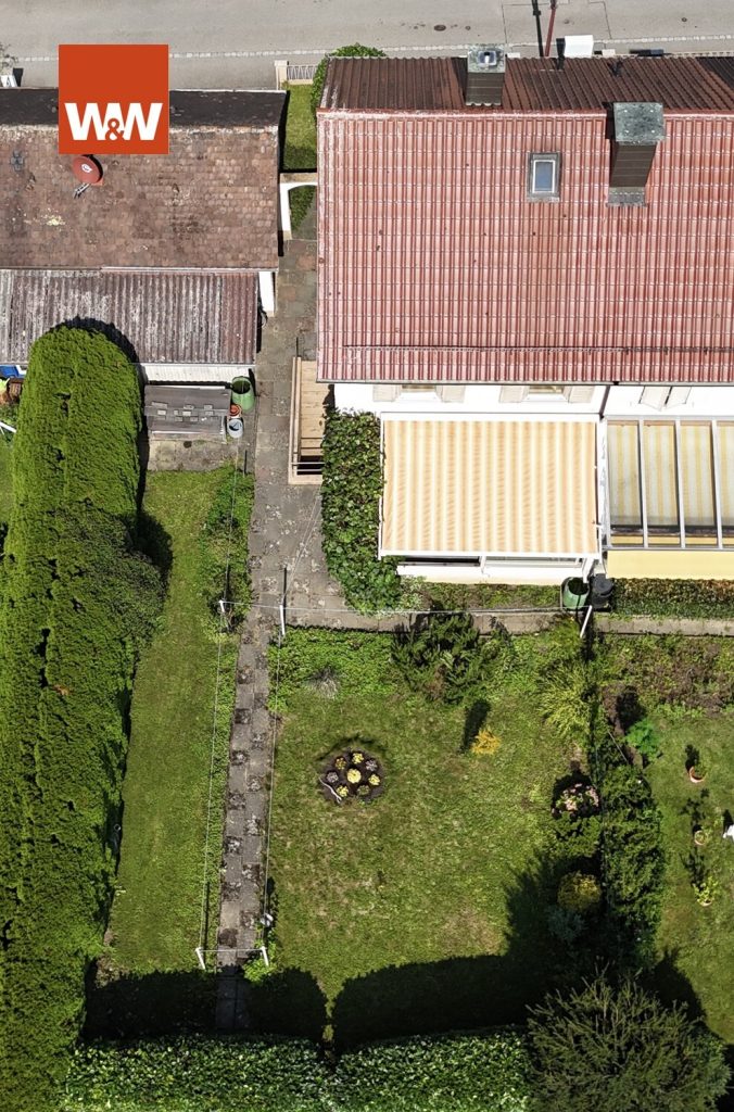Immobilienangebot - Friedrichshafen - Alle - Sonnige Doppelhaushälfte mit großem Garten, eigener Grund - kein Erbbaurecht!