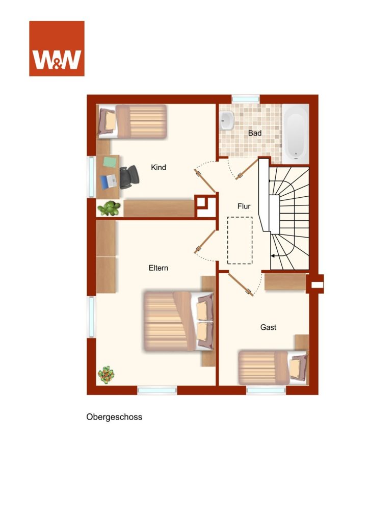 Immobilienangebot - Friedrichshafen - Alle - Sonnige Doppelhaushälfte mit großem Garten, eigener Grund - kein Erbbaurecht!