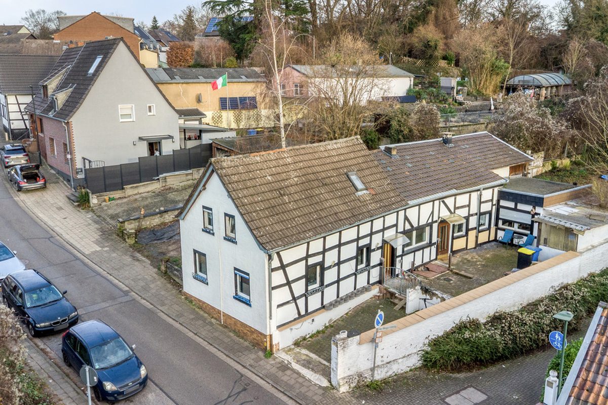 Immobilienangebot - Kerpen - Alle - Reserviert: Mit 3D: Historisches Fachwerkhaus nahe der Horremer Innenstadt in ruhiger Lage mit Einliegerwohnung