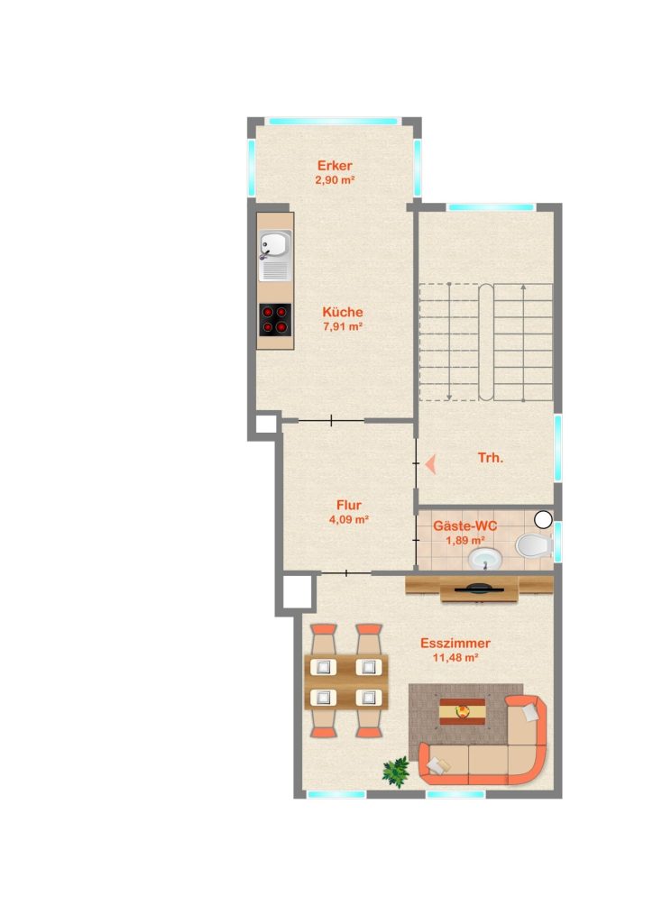 Immobilienangebot - Villingen-Schwenningen in Schwenningen - Alle - Miete war gestern - jetzt ins Eigenheim.
4 elegante Zimmer auf 83 m². Großzügig
wohnen auf 2 Ebenen.