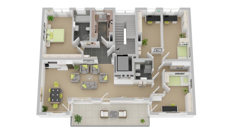 Immobilienangebot - Stuttgart / Bad Cannstatt - Alle - Exklusive 5-Zimmer-Wohnung mit Balkon, 2 Bädern, Lift und zentraler Lage nähe Kurpark, Bj. 2012