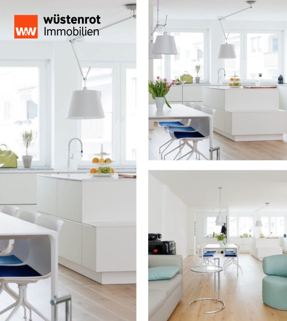 Immobilienangebot - Stuttgart Stuttgart-West - Alle - Exklusives City-Leben in S-West: Elegante 160 m² Wohnung mit Balkon, Aufzug und Tiefgarage, Bj.2015
