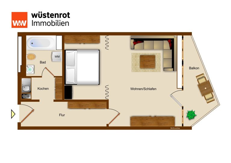 Immobilienangebot - Altensteig - Alle - Kapitalanlage: Exclusiv und komplett ausgestattetes 1-Zimmer-App in ruhiger Lage in Altensteig-Wart