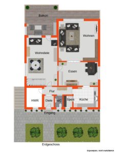 Immobilienangebot - Dietersburg - Alle - Großzügig und naturnah gelegenes Einfamilienhaus mit Einliegerwohnung auf 2.400 m² in Dieterburg