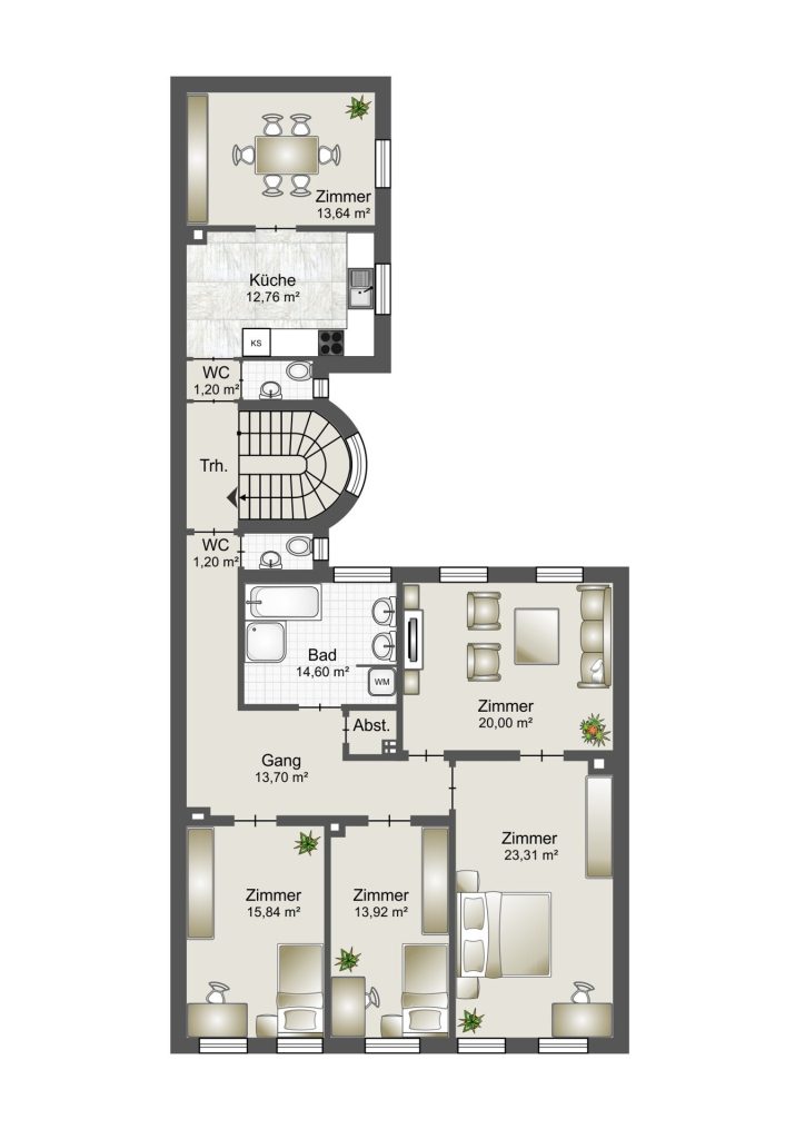 Immobilienangebot - Mannheim - Alle - Gepflegtes Mehrfamilienhaus in den Quadraten mit Ausbaupotential!