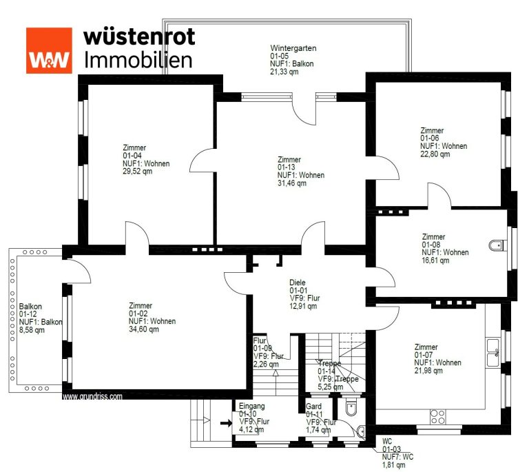 Immobilienangebot - Berlin - Alle - VERKAUFT! Sanierungsbedürftige Villa mit Potential in zentraler Lage von Steglitz nahe Schloßstraße