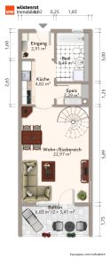 Immobilienangebot - Durach / Miesenbach - Alle - 3,5 - Zimmer - Maisonettewohnung mit Einzelgaragenstellplatz in Durach-Oberkottern
