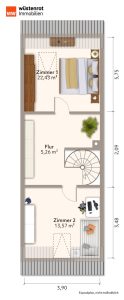 Immobilienangebot - Durach / Miesenbach - Alle - 3,5 - Zimmer - Maisonettewohnung mit Einzelgaragenstellplatz in Durach-Oberkottern