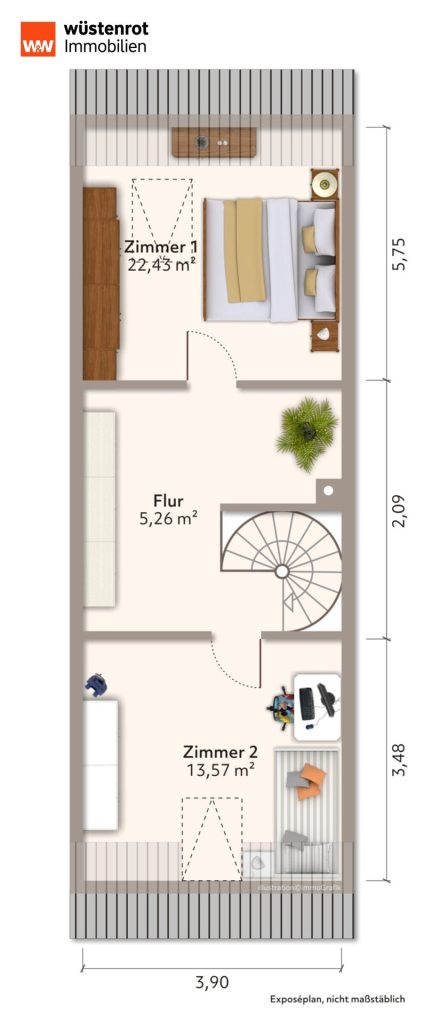 Immobilienangebot - Durach / Miesenbach - Alle - 3,5 - Zimmer - Maisonettewohnung mit Einzelgaragenstellplatz in Durach-Oberkottern