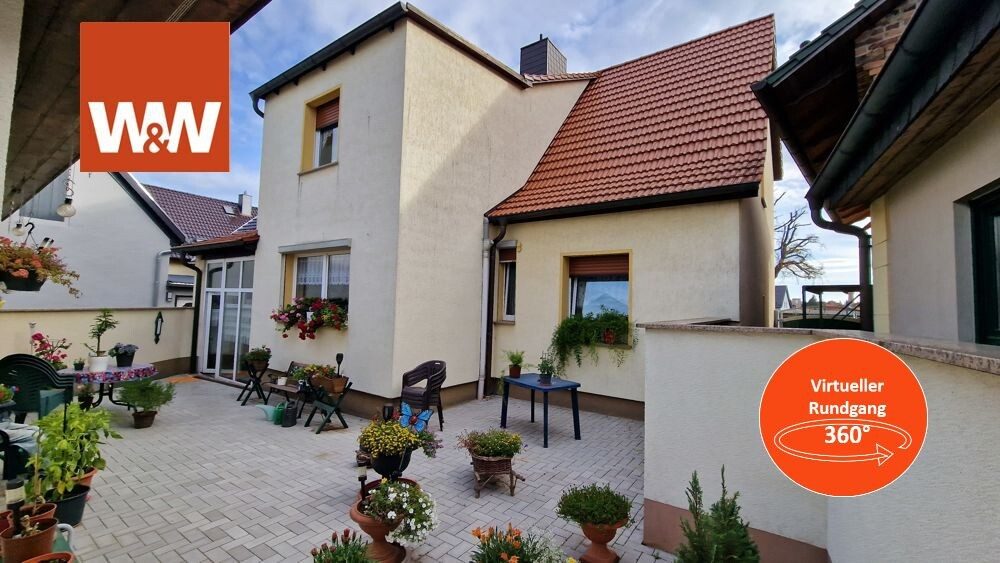 Immobilienangebot - Klostermansfeld - Alle - Klostermannsfeld- gepflegtes Anlageobjekt mit Garten, Garage und Stellplatz