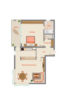 Immobilienangebot - Achern - Alle - TOP KAPITALANLAGE: Gut geschnittene 2-Zimmerwohnung in Achern mit Stellplatz und Kellerraum