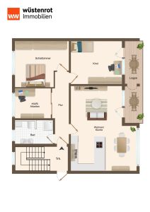 Immobilienangebot - Oberstaufen - Alle - Traumhafte 4 Zimmer Wohnung im 2. OG, mit Sonnenloggia