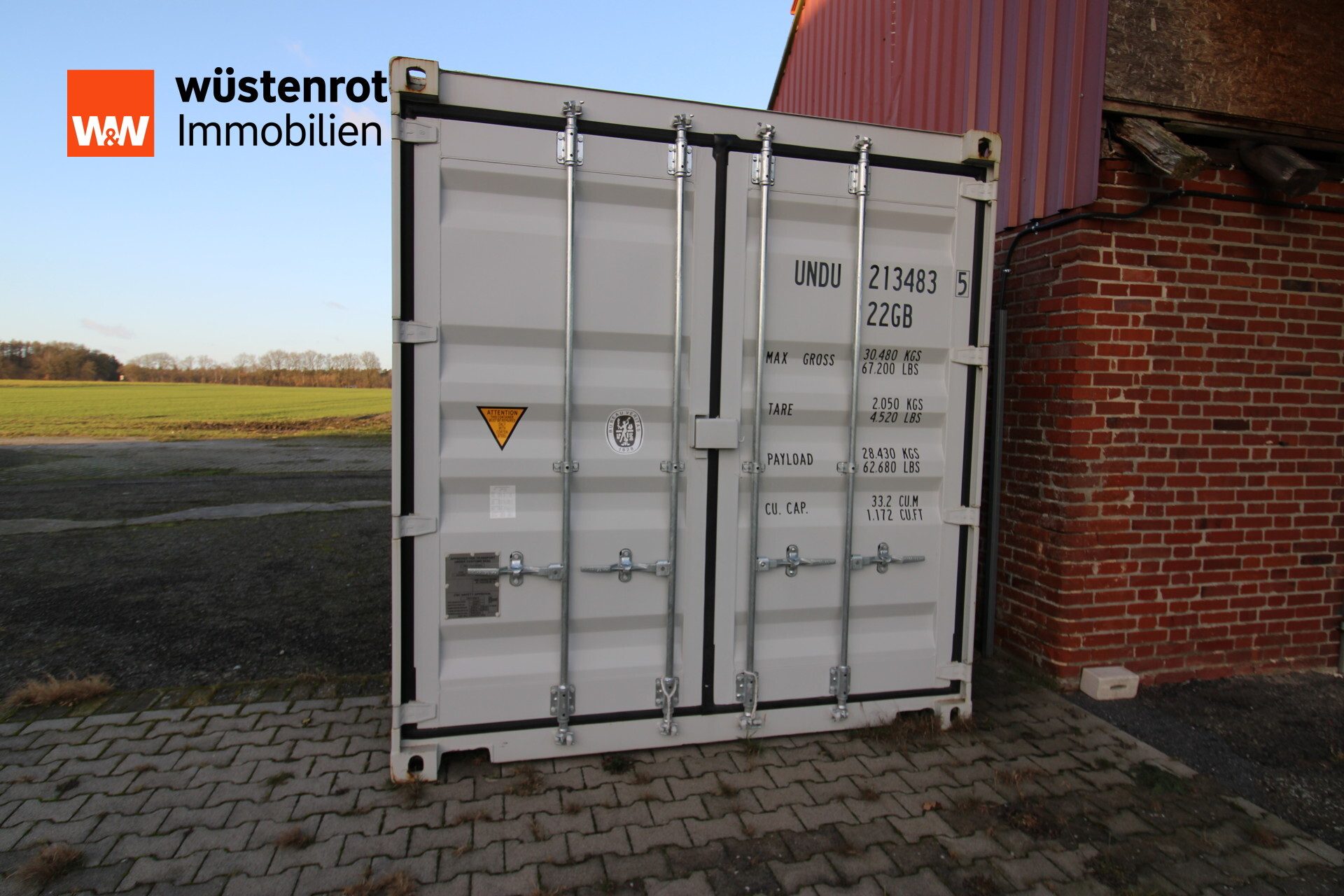 Immobilienangebot - Meppen / Apeldorn - Alle - 20-Fuß-Seecontainer als Lagerraum in Meppen-Apeldorn zu vermieten